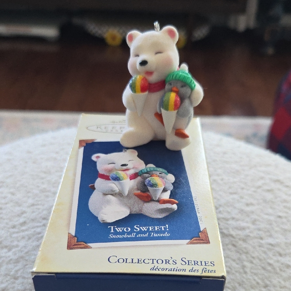 Hallmark Keepsake Snowball And Tuxedo - 2005